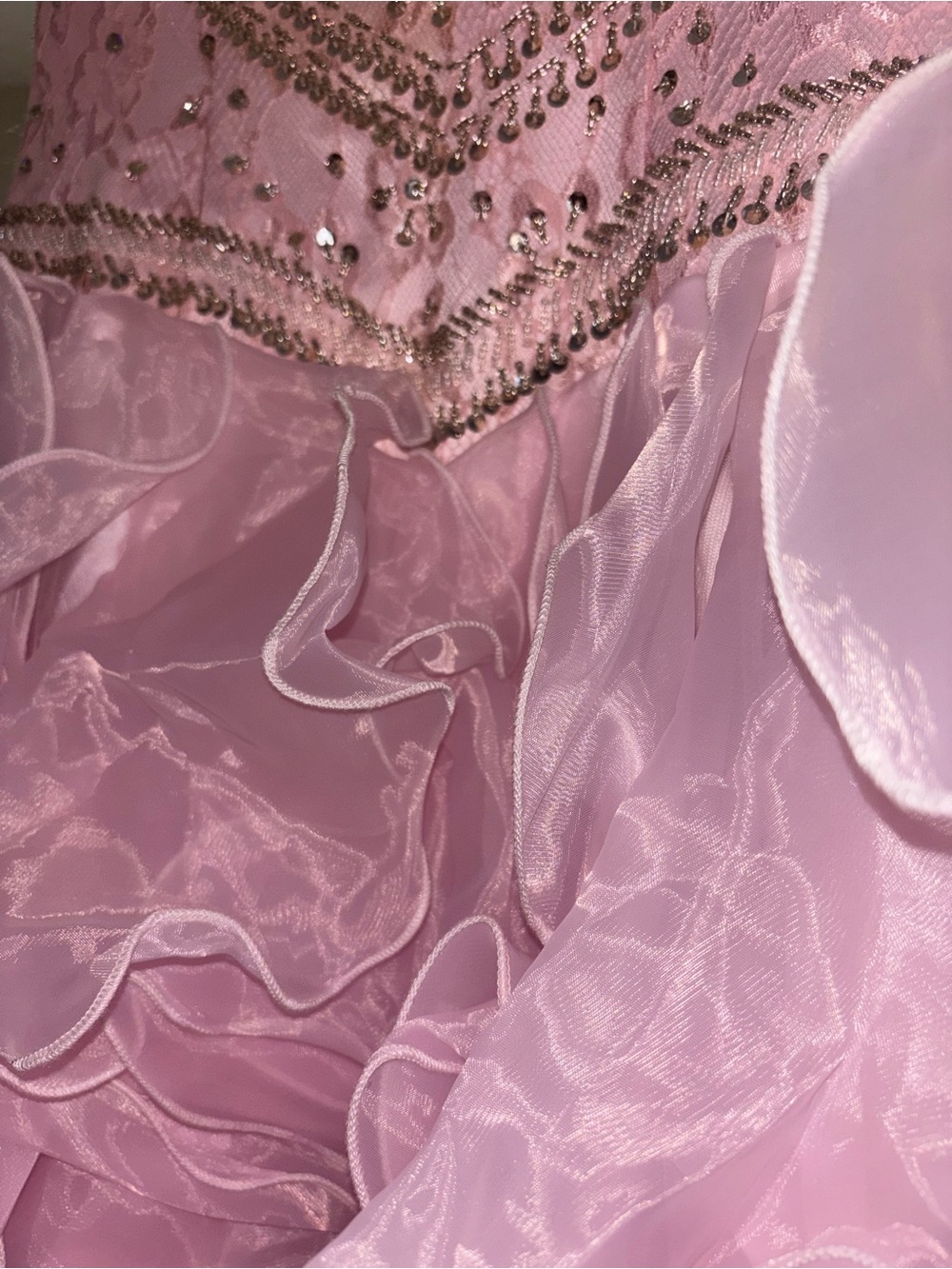 Pink prom dress